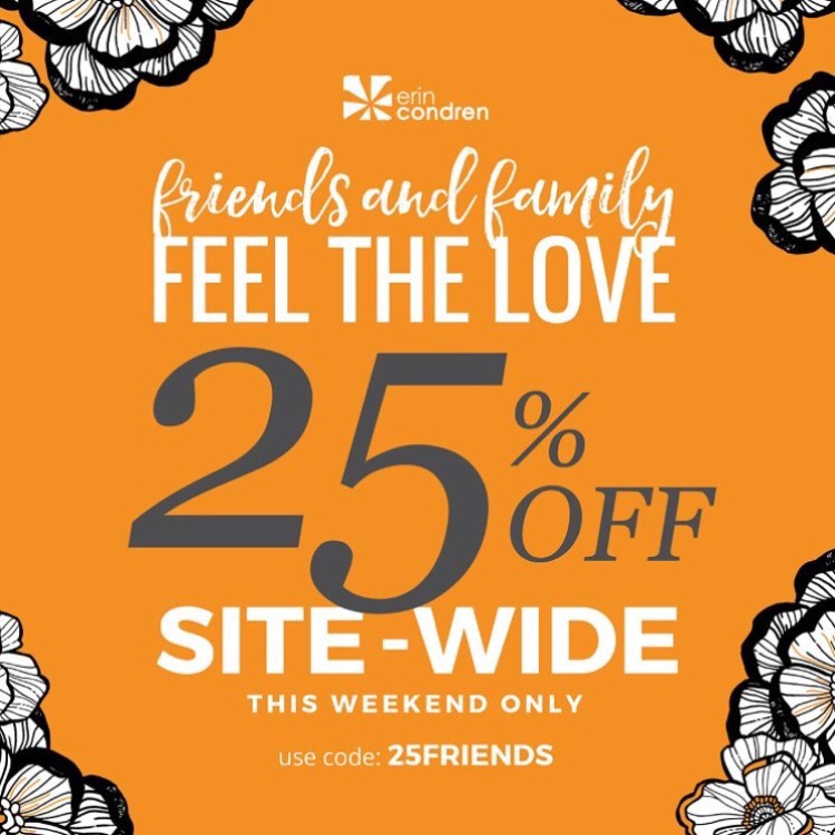 Erin Condren Friends and Family Discount The Chic Life