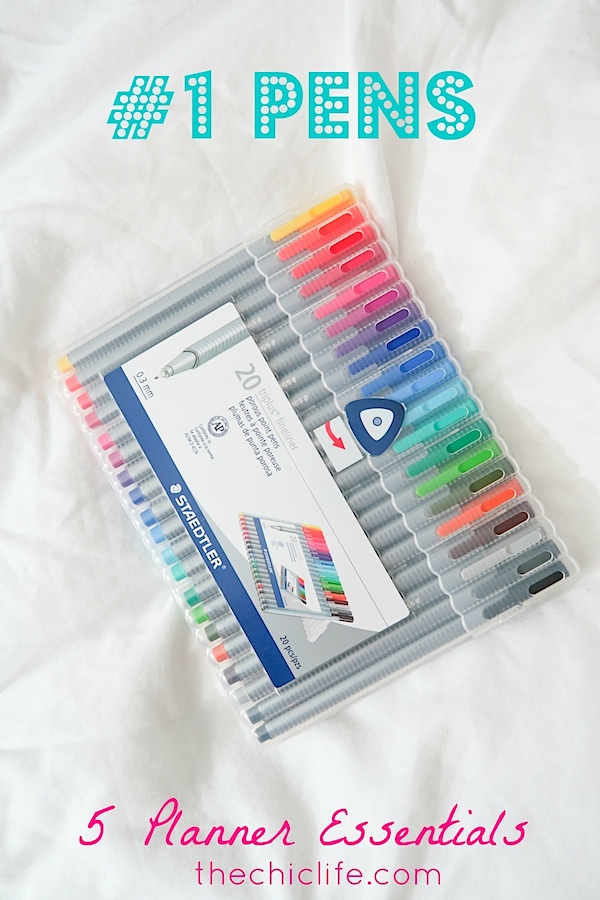 5 Essential Planner Supplies