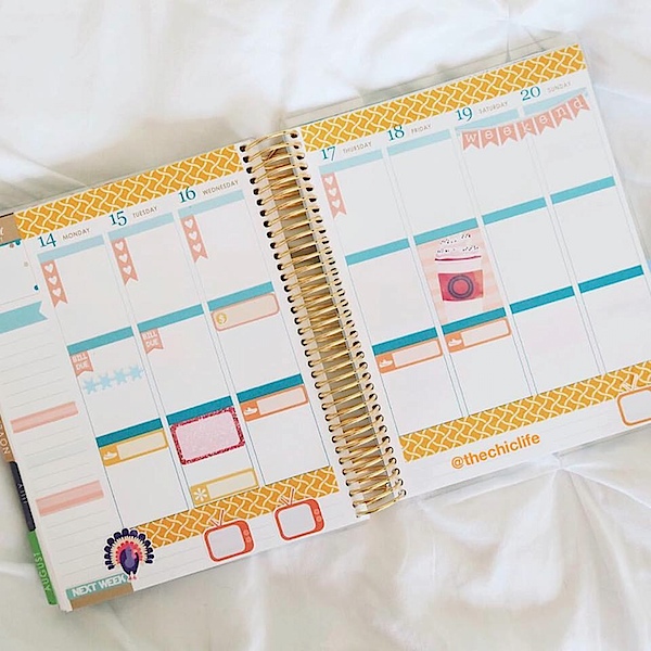 Planner Decorations November 2016 {Erin Condren Vertical}