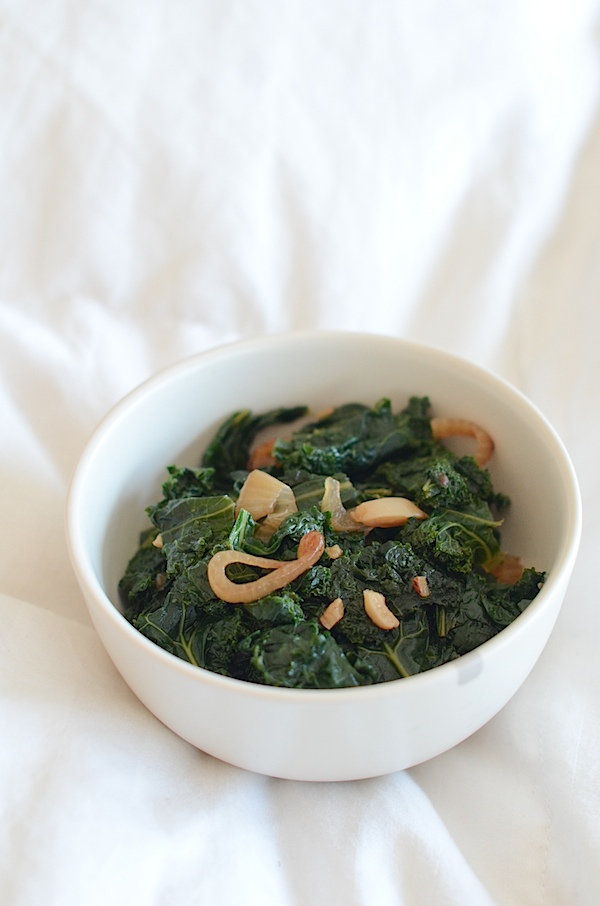 Sautéed Kale with Garlic and Shallots Recipe