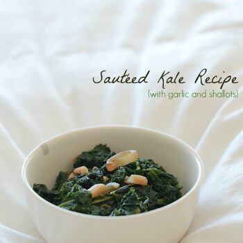 Sautéed Kale with Garlic and Shallots Recipe