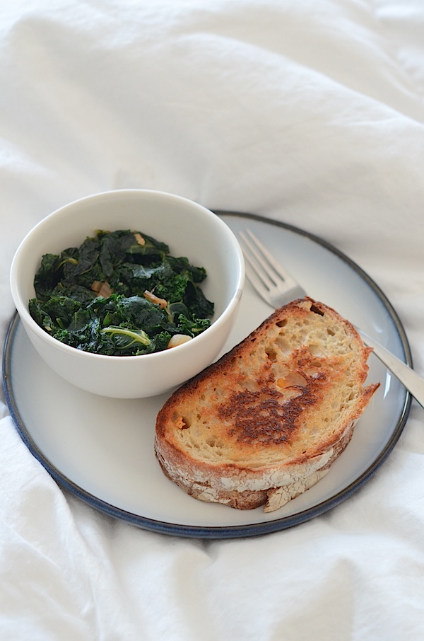 Sautéed Kale with Garlic and Shallots Recipe