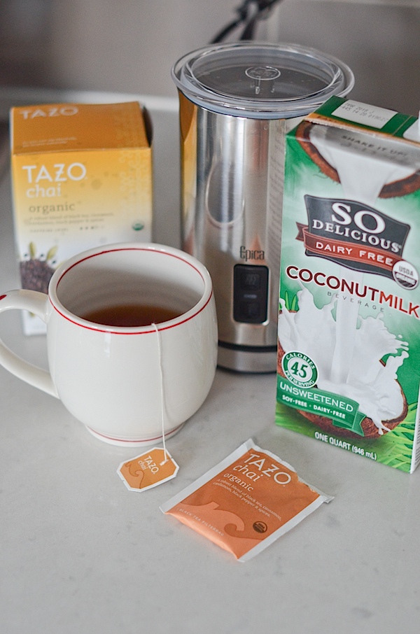 Healthy Coconut Chai Latte Recipe