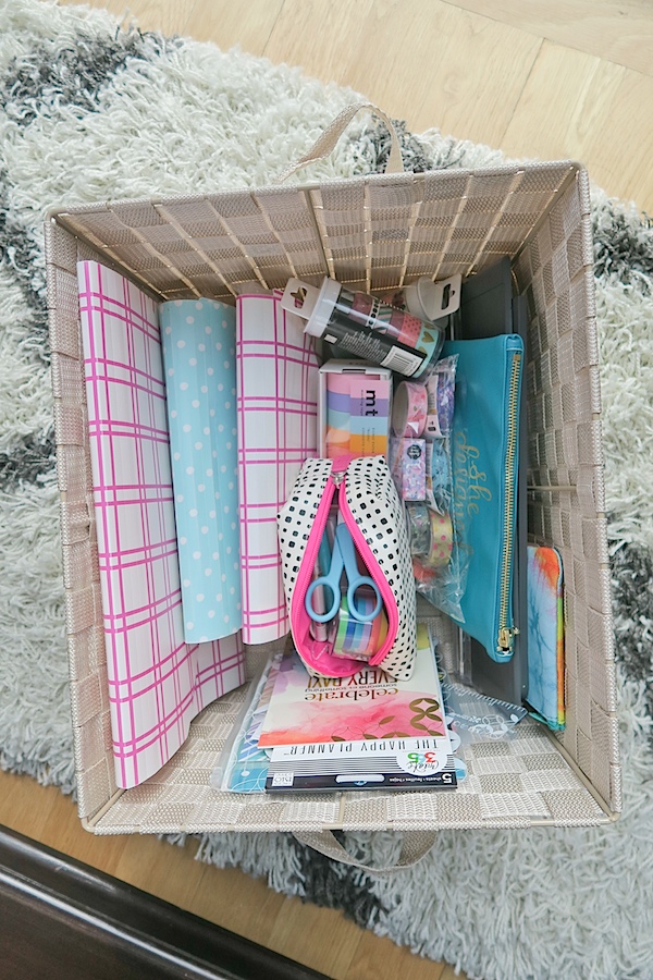 Planner Supplies Storage for Under $20