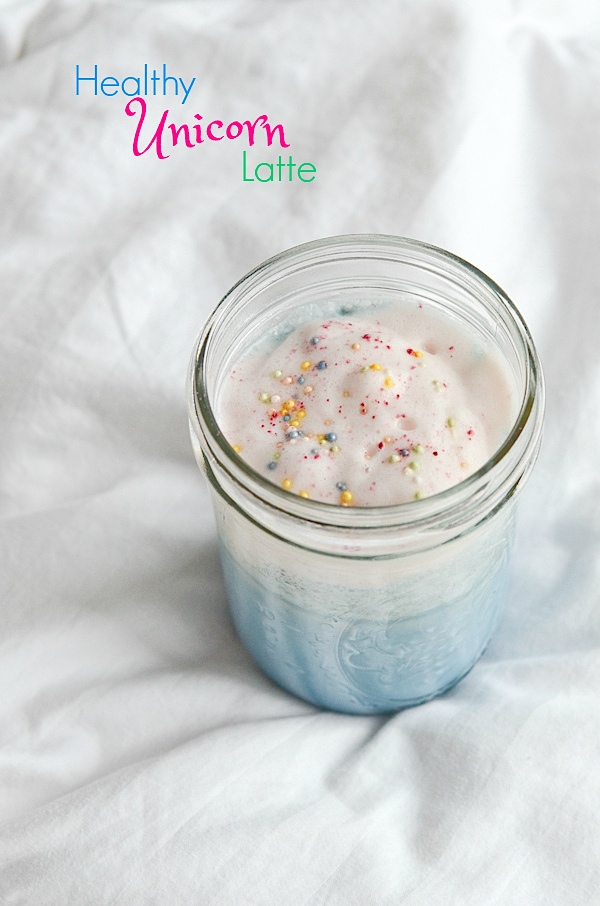 Healthy Unicorn Latte Recipe