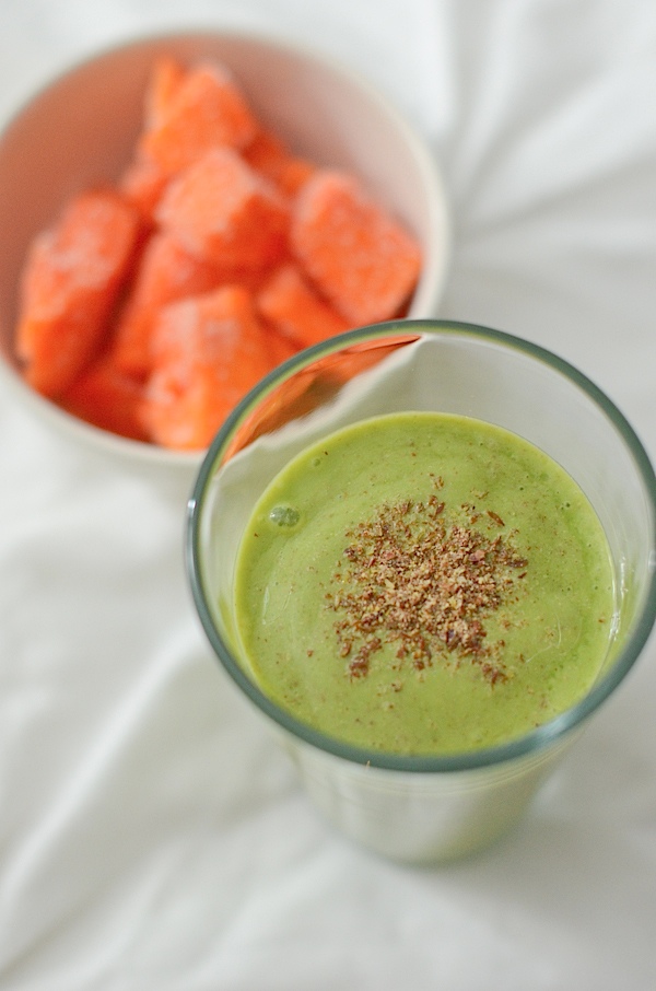 Papaya Power Green Smoothie Recipe