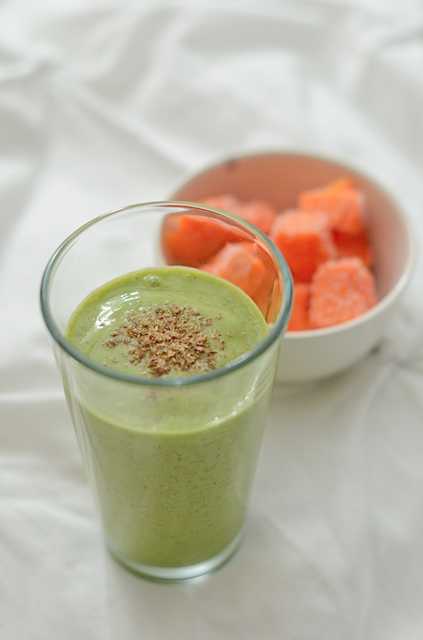 Papaya Power Green Smoothie Recipe