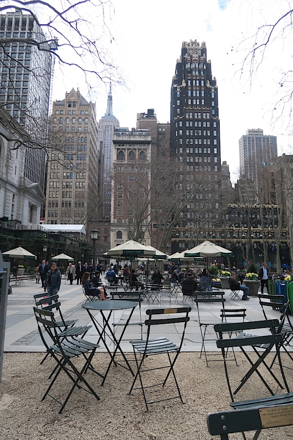 Lunch in Bryant Park {What I Ate Wednesday}