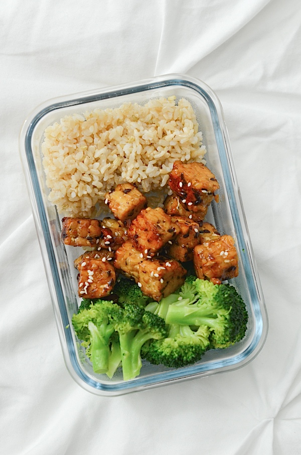 Teriyaki Tempeh Rice Bowls Recipe