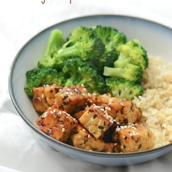 Teriyaki Tempeh Rice Bowls Recipe