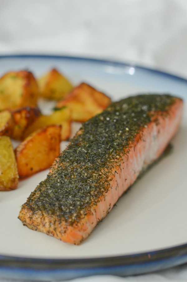 Quick and Easy Dill Roasted Salmon Recipe