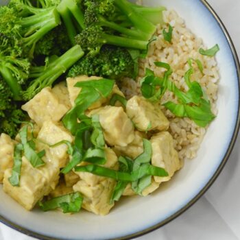 Green Curry Tempeh Bowl Recipe