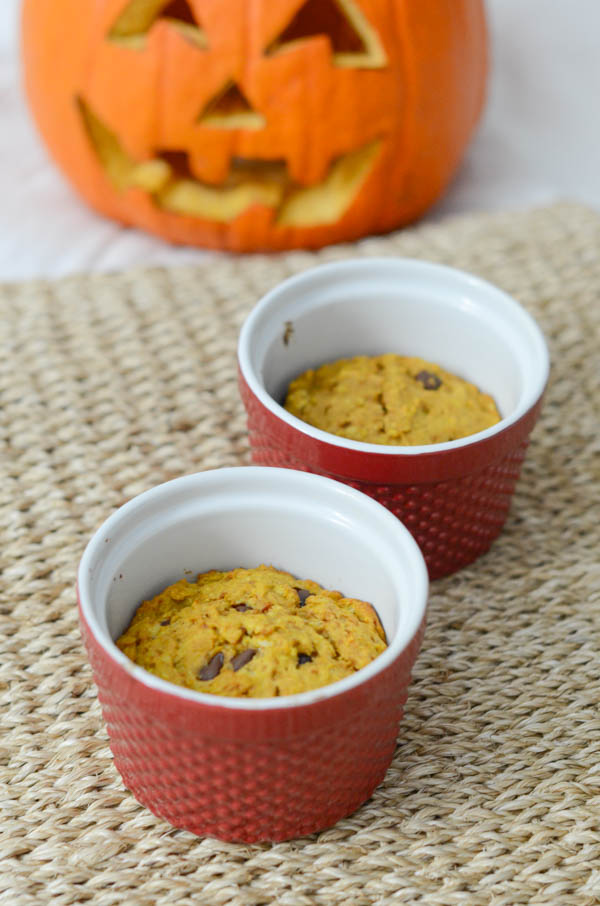 Healthy Pumpkin Oatmeal Chocolate Chip Cake Minis Recipe