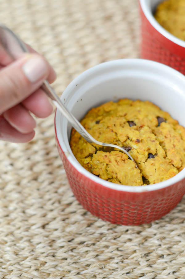 Healthy Pumpkin Oatmeal Chocolate Chip Cake Minis Recipe