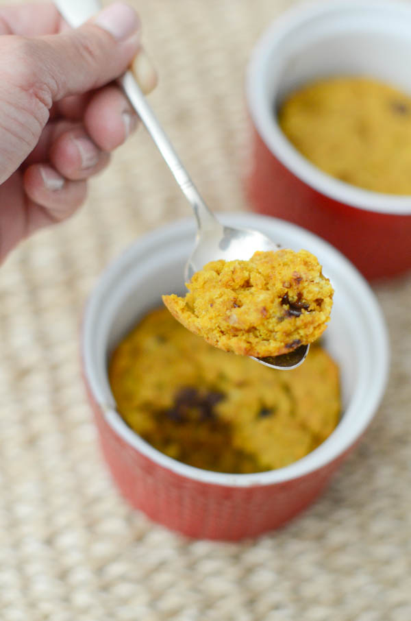 Healthy Pumpkin Oatmeal Chocolate Chip Cake Minis Recipe