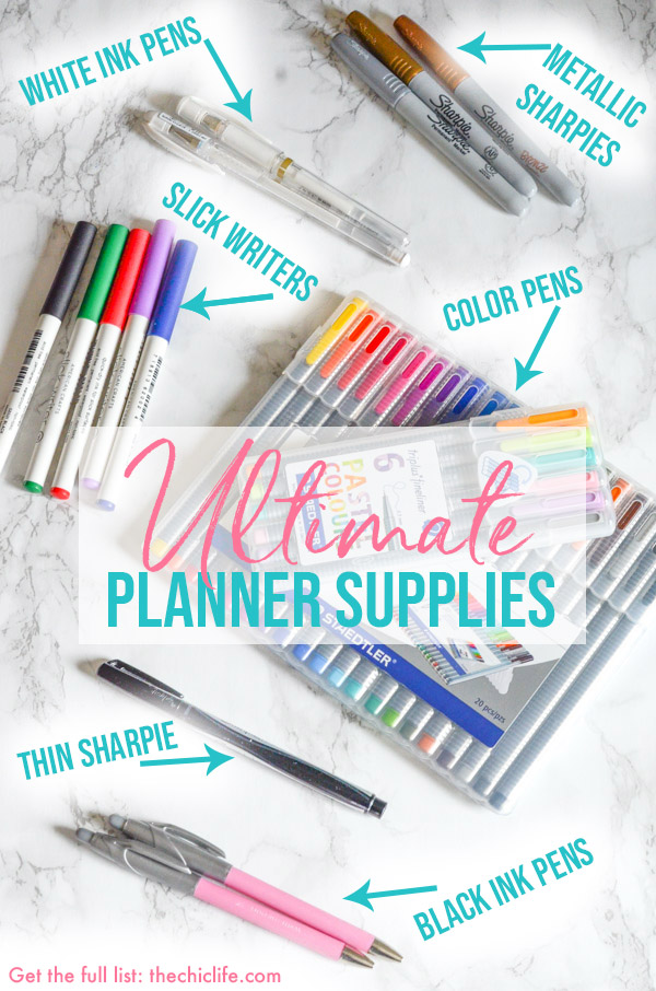 Ultimate Planner Supplies - Pens | Planner Decorations