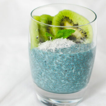 Coconut Chia Pudding Recipe with Blue Majick | Vegan, Paleo, and Keto