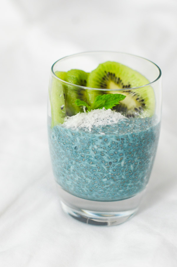 Coconut Chia Pudding Recipe with Blue Majick | Vegan, Paleo, and Keto