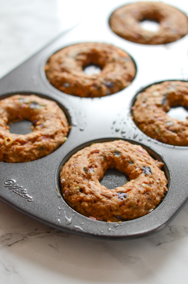 Coconut Cake Batter Doughnuts Recipe | No Refined Sugar | Vegan