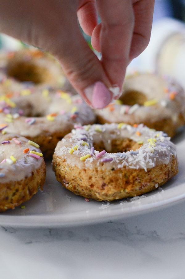 Coconut Cake Batter Doughnuts Recipe | No Refined Sugar | Vegan