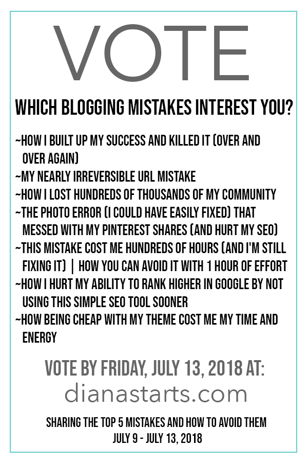 Sharing My Blogging Mistakes to Help Fellow and Future Bloggers