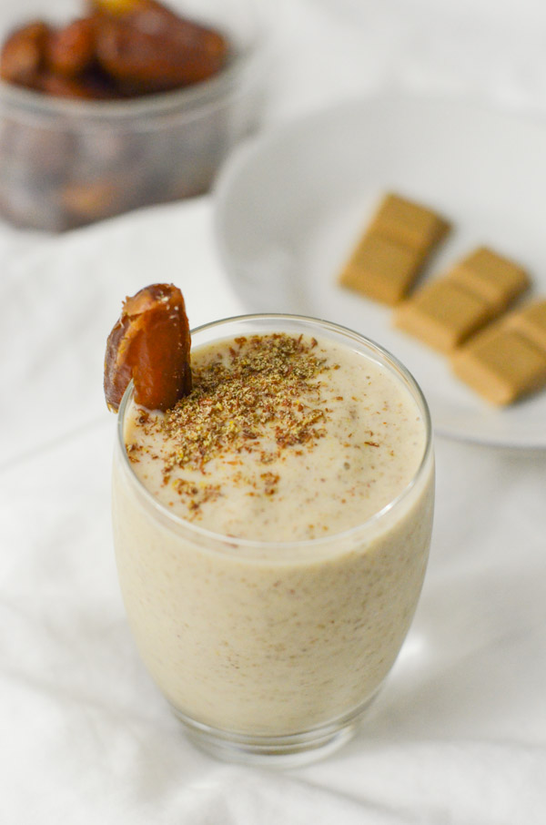 Healthy Salted Caramel Smoothie Recipe | No Sugar Added!