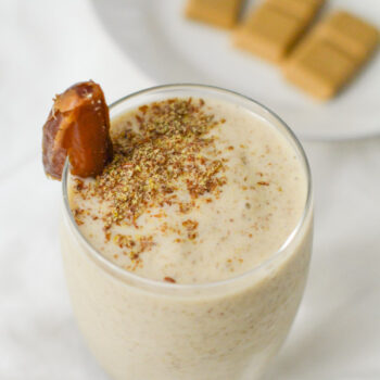 Healthy Salted Caramel Smoothie Recipe | No Sugar Added!