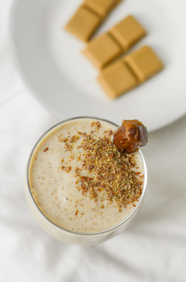 Healthy Salted Caramel Smoothie Recipe | No Sugar Added!