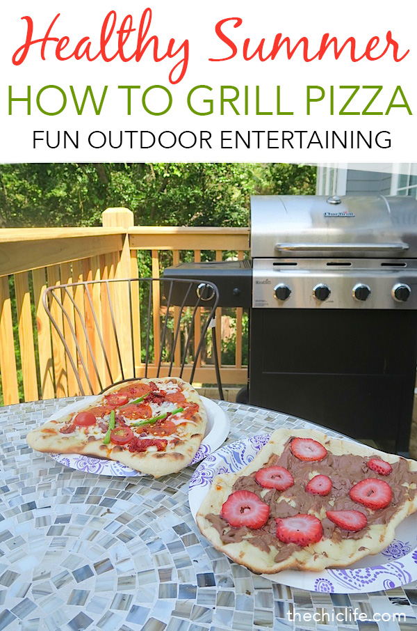 How-To Grill Pizza | Click for 11 more healthy summer recipes that are perfect for celebrating the Fourth of July, Labor Day or even just for entertaining friends and family to enjoy the last days of summer. Clean eating style, easy, from scratch, real food, really delicious - great for lunch, dinner with ideas for dessert and non-alcohol drinks / mocktails #recipe #healthy #healthyrecipes #healthyfood #cleaneating 