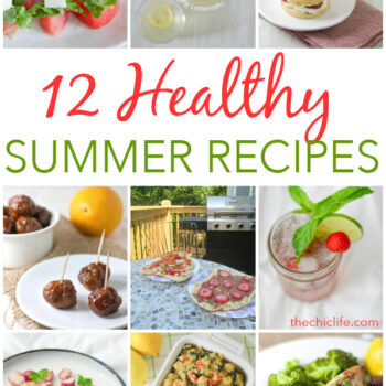 Here are 12 healthy summer recipes that are perfect for celebrating the Fourth of July, Labor Day or even just for entertaining friends and family to enjoy the last days of summer. Clean eating style, easy, from scratch, real food, really delicious - great for lunch, dinner with ideas for dessert and non-alcohol drinks / mocktails #recipe #healthy #healthyrecipes #healthyfood #cleaneating