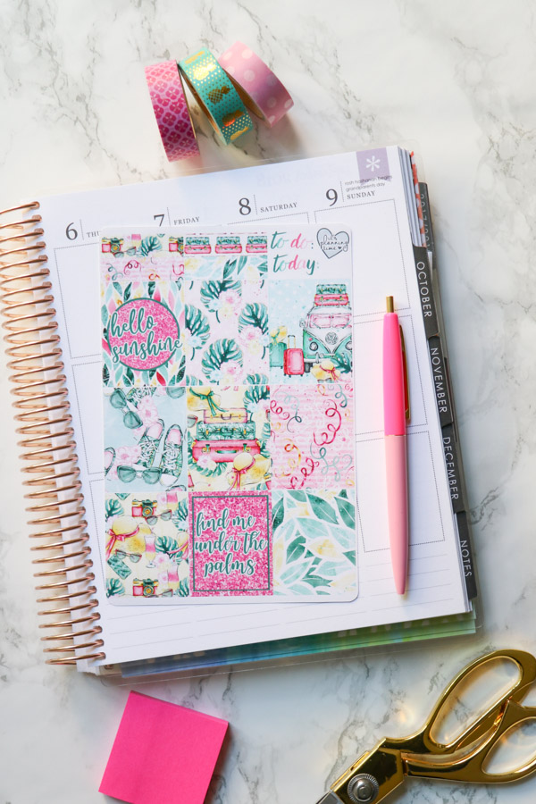 Planner Accessories: Cute Erin Condren Stickers - Dressed Up Rustic