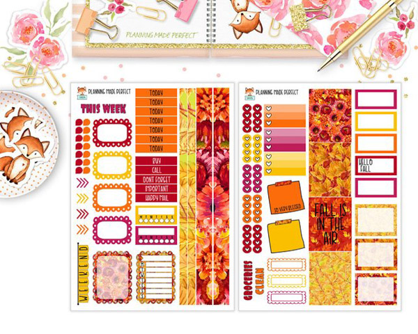 Here are 5 Gorgeous Fall Sticker Kits You Need for Your Planner 2018. These are made for the Erin Condren LifePlanner, but many of the Etsy shops have descriptions saying the stickers can work in almost any planner. Click for details! #erincondren #lifeplanner #planner #planning #erincondren #plannerdecorations #plannerideas 