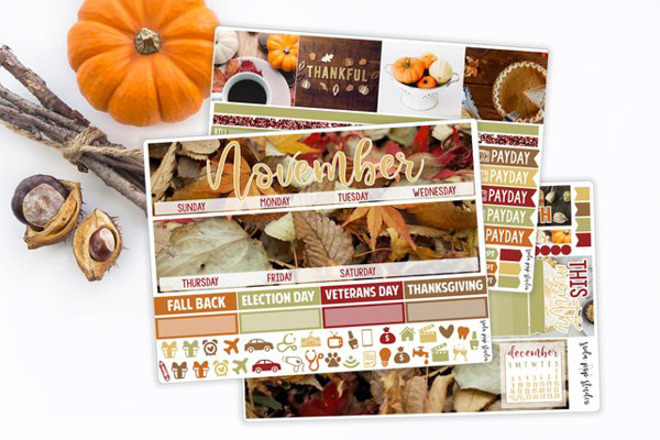 Here are 5 Gorgeous Fall Sticker Kits You Need for Your Planner 2018. These are made for the Erin Condren LifePlanner, but many of the Etsy shops have descriptions saying the stickers can work in almost any planner. Click for details! #erincondren #lifeplanner #planner #planning #erincondren #plannerdecorations #plannerideas 