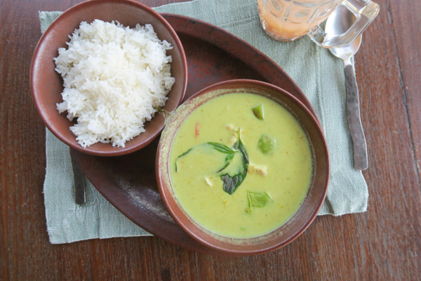 Green Curry at Evason Hua Hin Thailand