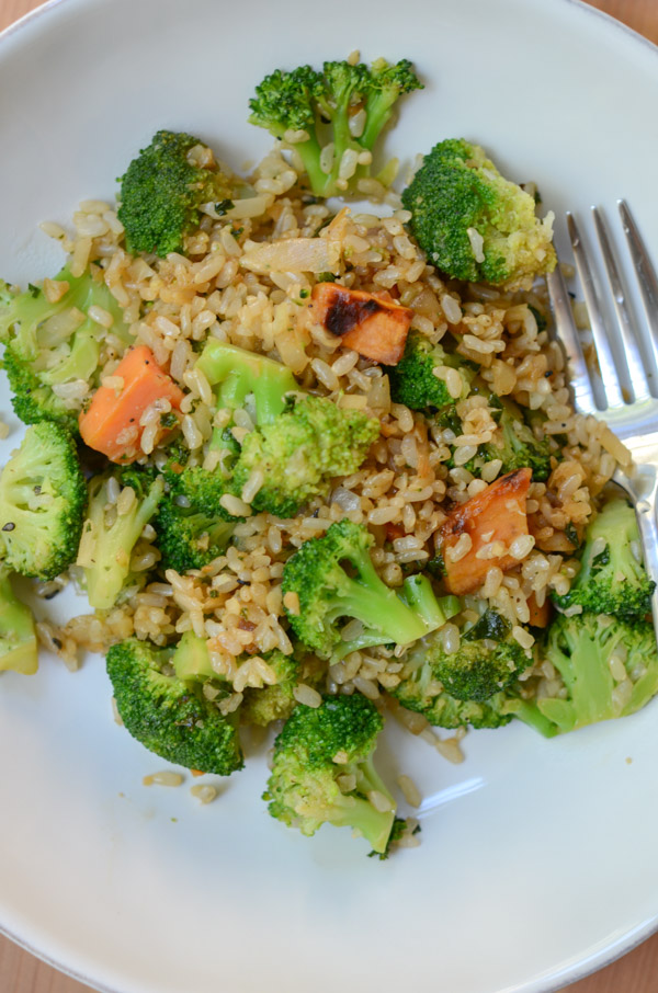 Healthy Cauliflower Fried Rice : My Crazy Good Life