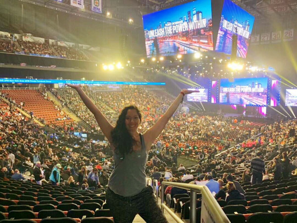 Me at Tony Robbins Unleash the Power Within NYC Area 2018