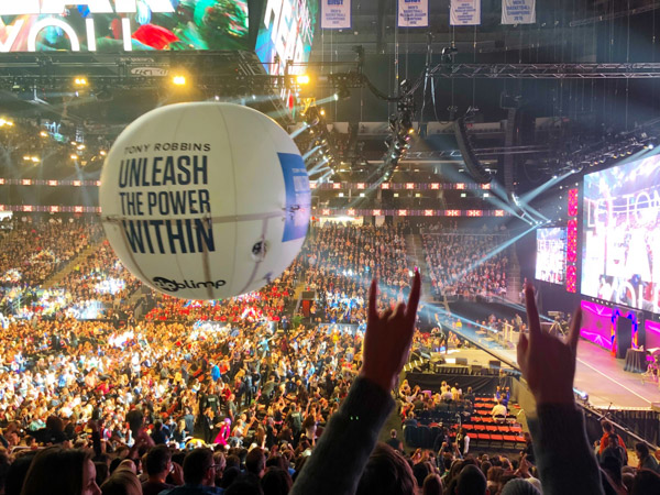 The energy was through the roof at Tony Robbins Unleash the Power Within NYC Area 2018