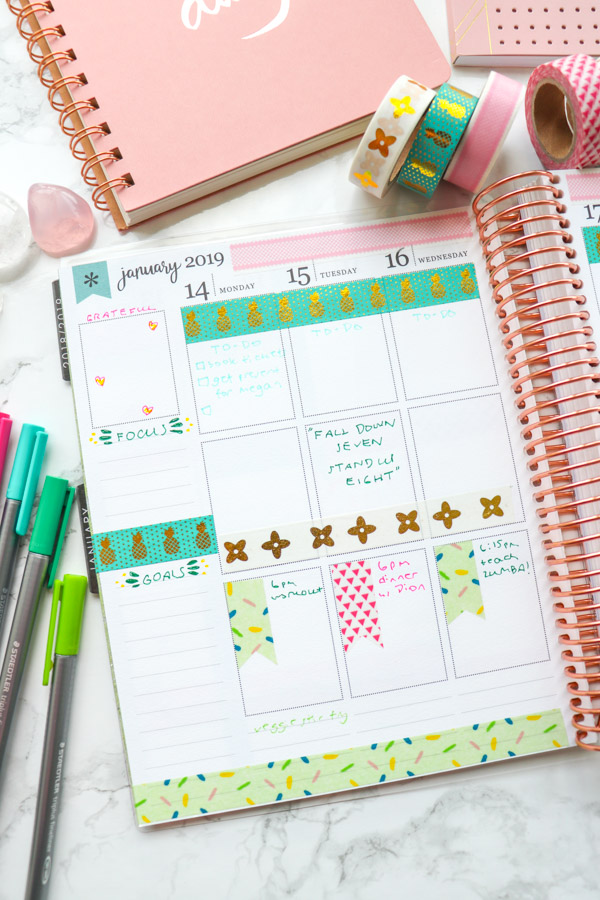 How to Decorate Your Planner with Washi Tape - The Chic Life