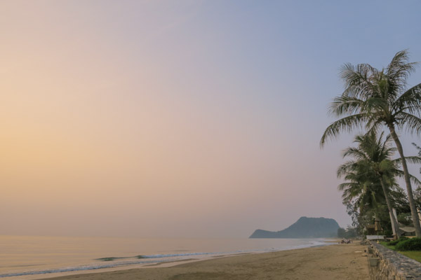 Gorgeous view behind Aleenta Hua Hin Pranburi