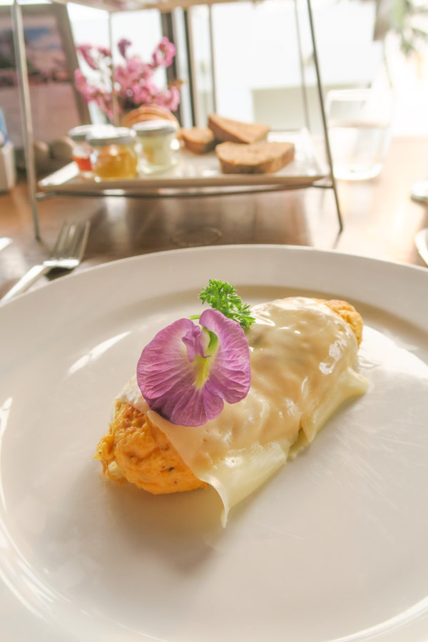 Breakfast omelet - included with the room at Aleenta Hua Hin Pranburi