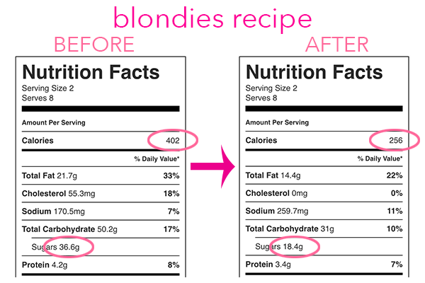 Comparing Traditional Blondies to my new Healthy Vegan Spelt Coconut Sugar Blondies Recipe