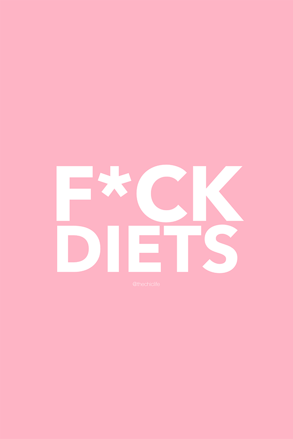 F*ck Diets | Click to learn about my non-restrictive way of healthy eating #foodfreedom #healthyliving #healthylifestyle #healthyeating