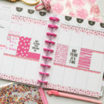 This easy all-pink theme is made with de-stash items from PlannerCon 2019 in my Classic Happy Planner. Watch my Plan with Me video for some easy planner decoration ideas and inspiration for your planner #planner #planning #plannerdecorations #plannerideas #happyplanner