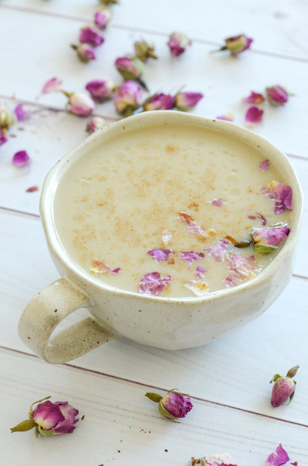 This naturally relaxing Tulsi Tea CBD Latte recipe may help you with anxiety, insomnia, and chronic pain. Plus it's delicious! Click for the recipe and dets #recipe #healthy #healthyrecipes #cleaneating #vegan #vegetarian #cbd #naturalwellness #holistichealth