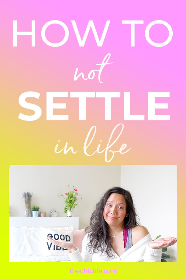 Learn how to stop settling in life and go after your dream life! In this video, I share a recent experience settling because of work and finances and what you can take away from this story to not settle in your own life! #selfimprovement #mindset #personalgrowth #personaldevelopment #selfhelp #changeyourlife  #mindset #goodvibes #habits #successhabits #dailyhabits