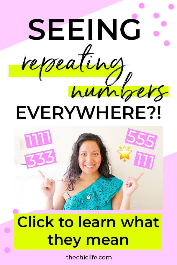 Click to learn what repeating numbers mean. These angel numbers are signs from the Universe that can be extremely meaningful to your high vibe life. #lawofattraction #loa #manifestation #manifest #personalgrowth #personaldevelopment #woowoo #changeyourlife  #goodvibes #successhabits #highvibes #spirituality #theuniverse 