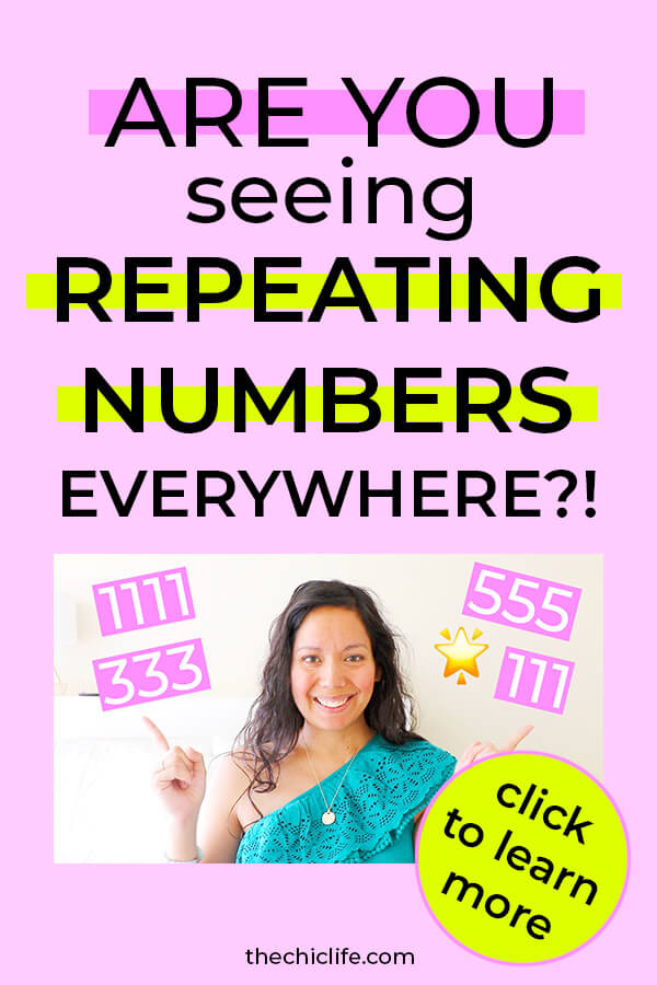 Seeing Repeating Numbers (1111, 555, 333)? What Angel Numbers Mean - The  Chic Life