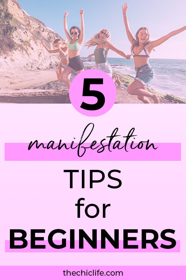 Learn 5 Manifestation tips for beginners - simple ideas that will help you get started using Law of Attraction with success and ease! #lawofattraction #loa #manifestation #manifest #personalgrowth #personaldevelopment #woowoo #changeyourlife  #goodvibes #manifestlove #highvibes #spirituality #theuniverse 