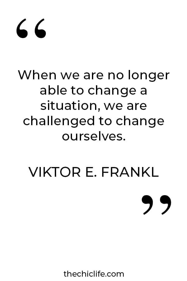 How to deal with difficult times - Viktor Frankl quote. Click for the High Vibe Turbulent Times Support Guide. #inspirationalquote #personalgrowth #personaldevelopment #selfwork #changeyourlife  #goodvibes #highvibes #selfcare #positivemindset #positivethinking #quote #anxiety