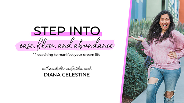 Step Into Ease, Flow, and Abundance - The Chic Life signature one-on-one coaching program designed to help you harness the power of your thoughts so that you can manifest your dream life